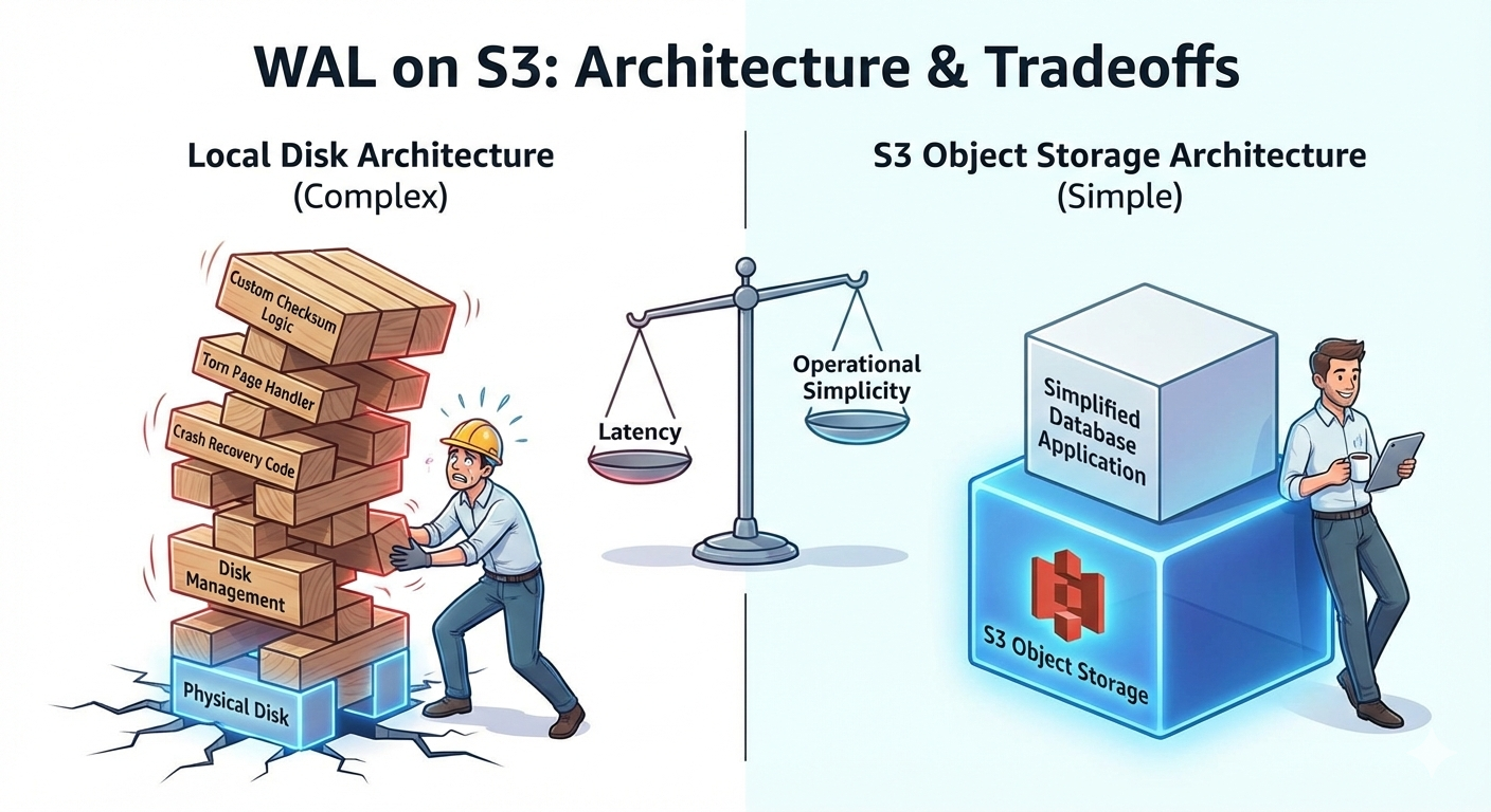 WAL on S3: Simplicity over Complexity